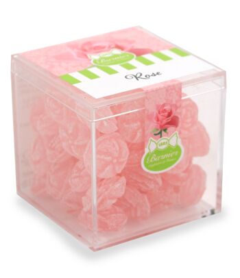 Bonbons de Rose givrée cube 1