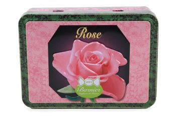 Bonbons de Rose givrée boîte métal 3