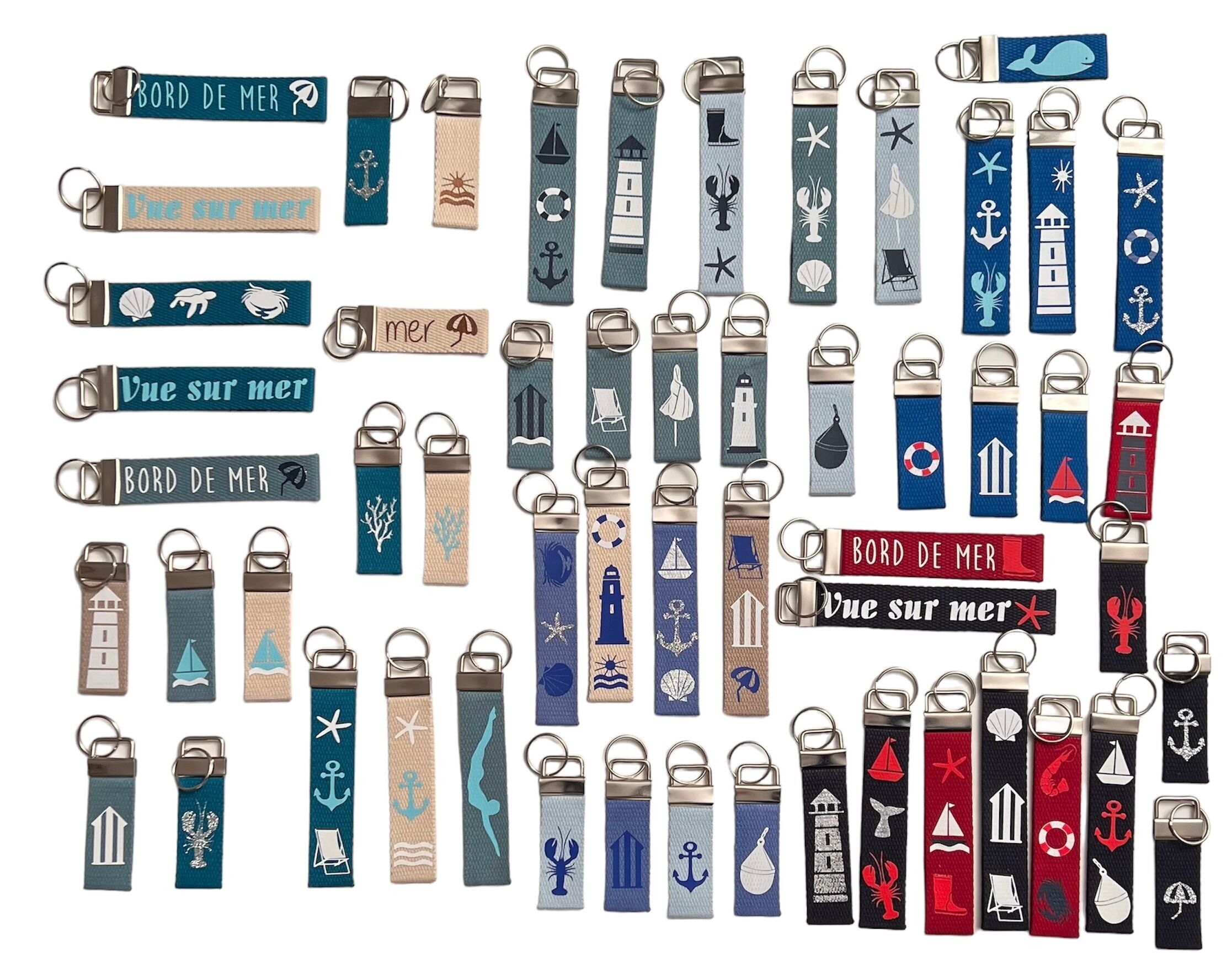 Confezione da 55 portachiavi Seaside