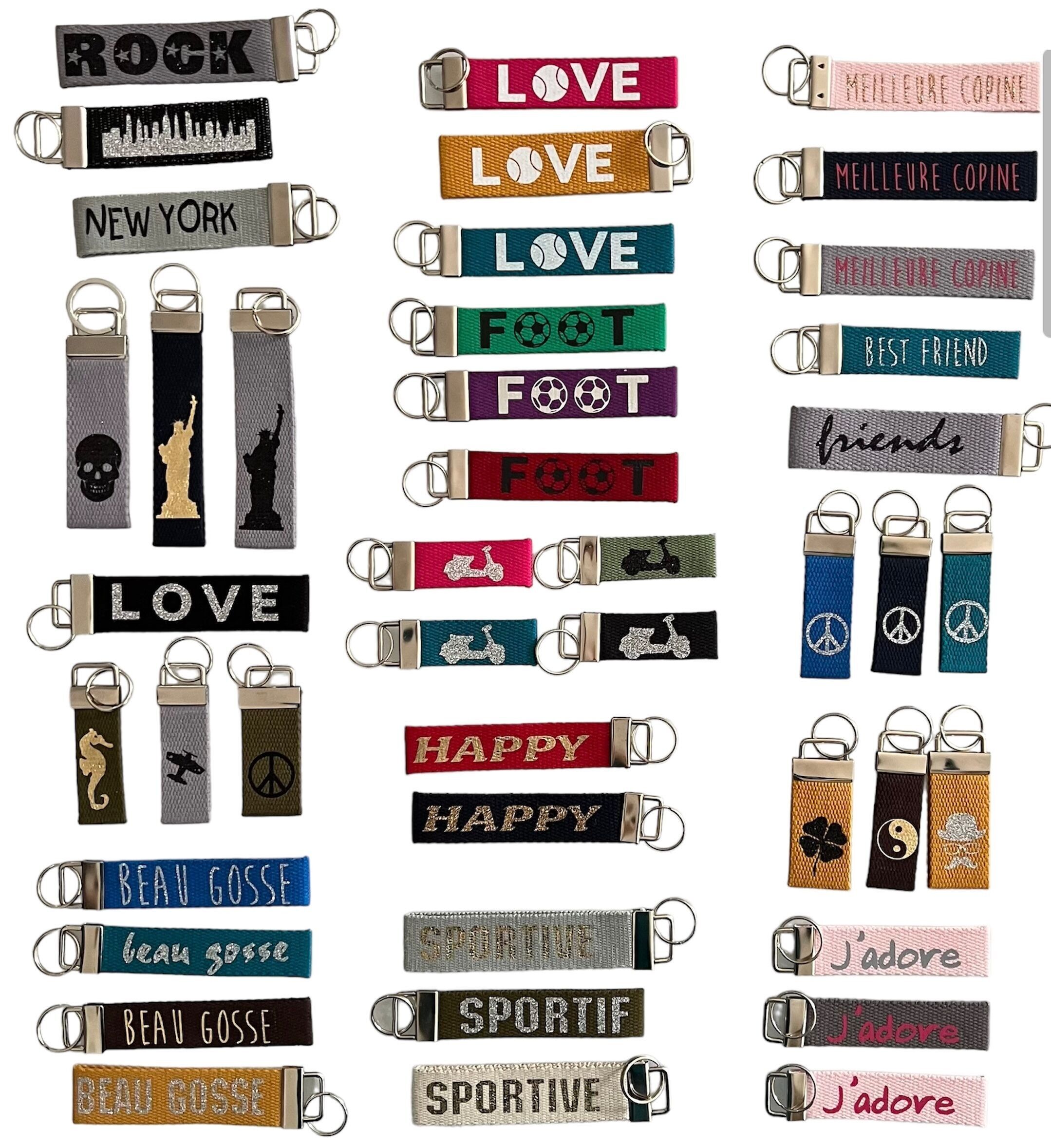 Confezione da 50 portachiavi per adolescenti