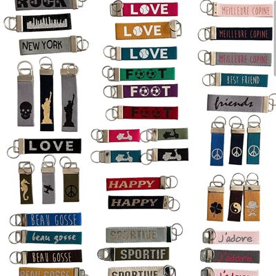 Pack of 50 Teen Keychains