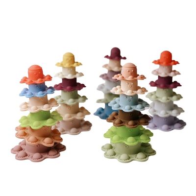 Nenina & Co Octopus Organic Silicone Stackable Set