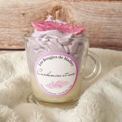 Gourmet cashmere and silk candle