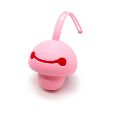 Bubblegum Pink Pacifier Clips