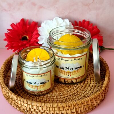 Vela gourmet merengue limón