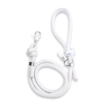 Laisse pour chien en corde - Blanc 1