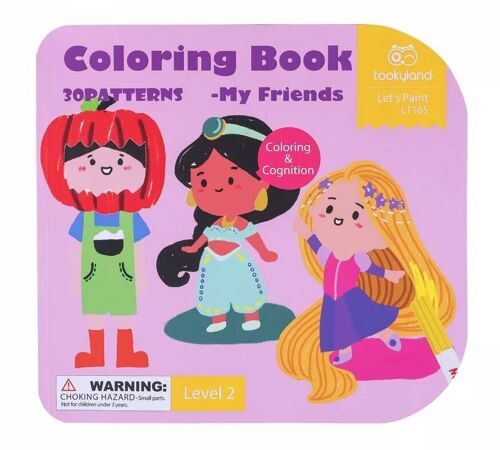 My First Coloring Book: Friends