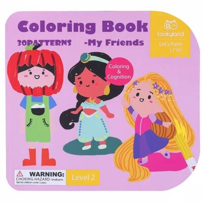 My First Coloring Book: Friends