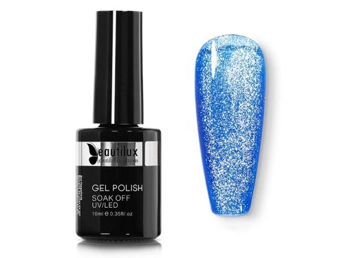 BEAUTIULX GEL POLISH-9D PLATINUM CAT EYE MG-04