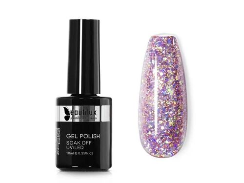 BEAUTIULX GEL POLISH-Diamond Rainbow LE-04