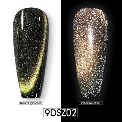 BEAUTIULX GEL POLISH-9D REFLECTIVE CAT EYE 9DSZ-02