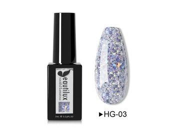 BEAUTILUX HEMA FREE GEL POLISH-GLITTER COLOR HG-03