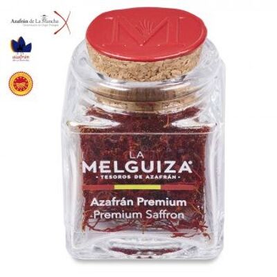 Saffron Premium D.O.P Castilla La Mancha in glass jar 2 gr