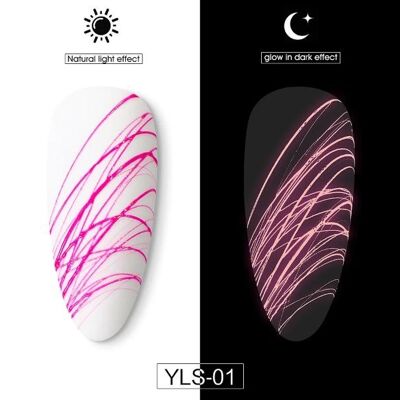 BEAUTILUX NAIL ART GEL-GEL DE FORRO LUMINOSO YLS-01