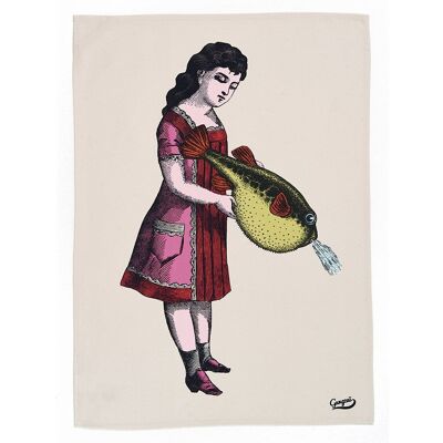 Giselle tea towel