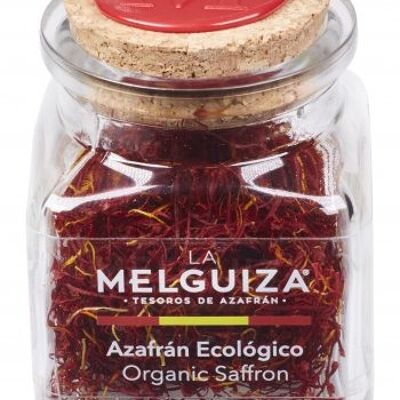 Ecological Saffron from Teruel glass jar 3 gr