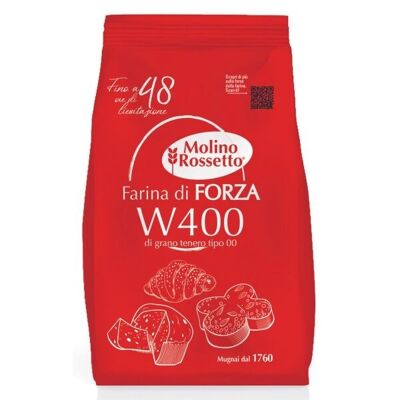 Farine molle professionnelle W 400 de Molino Rossetto - 1 kg