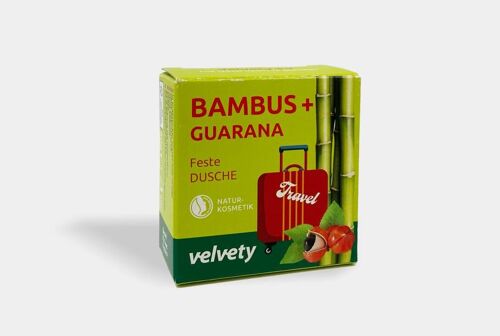 Velvety Travel Feste Dusche Bambus + Guarana 20g
