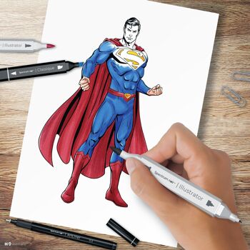 SN-Pro Fan-Art 24 pièces-Superman 3