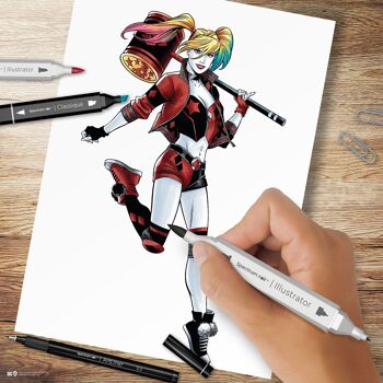 SN-Pro Fan-Art 24 pièces-Harley Quinn 3