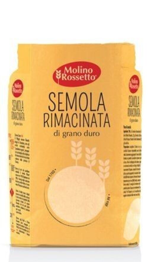 Remilled durum Wheat by Molino Rossetto, 1 kg