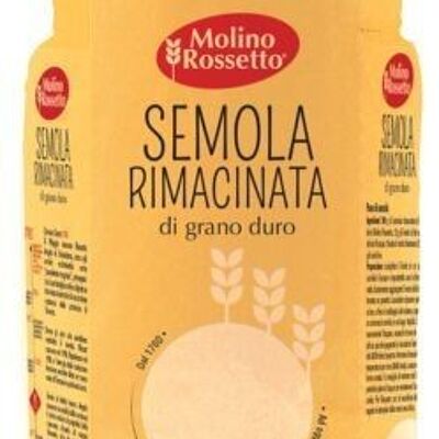 Remilled durum Wheat by Molino Rossetto, 1 kg