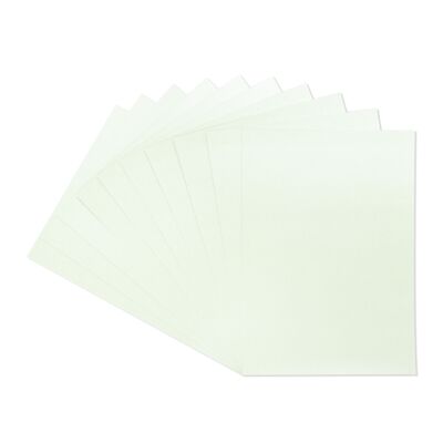 Crafter's Companion Centura Pearl Paquete de 10 hojas A4 de un solo color - Menta