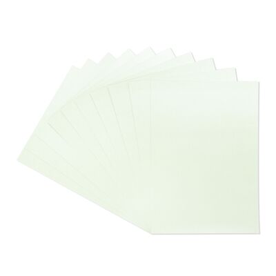 Crafter's Companion Centura Pearl Lot de 10 feuilles A4 monochromes – Menthe