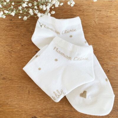 Socken „Maman Chérie“ – Muttertag