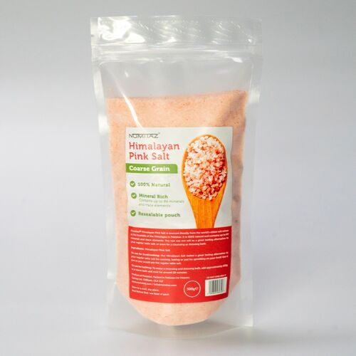 Himalayan Fine Pink Salt 500g Retail Pouch