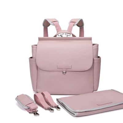 MIREM Maternity Bag By Nenina & Co Pale pink + Gift Changing Mat
