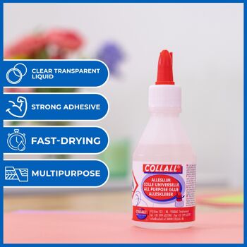 Collall 100ml COLLE TOUT USAGE -TRANSPARENTE 2