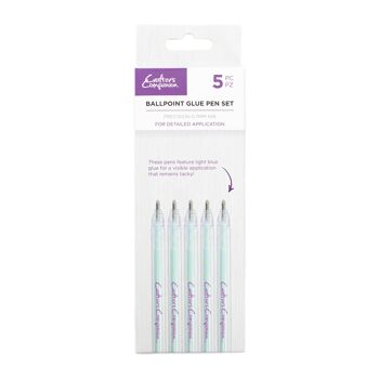 Ensemble de stylos à colle à bille Crafter's Companion (5PK) 1