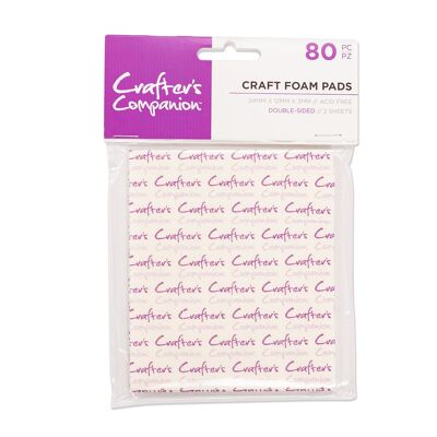 Coussinets en mousse Crafter's Companion (24 mm x 12 mm x 3 mm)