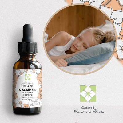 Conseil fleur de Bach® - Fleur de Bach Enfants et Sommeil SANS ALCOOL - 30Ml