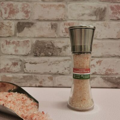 Himalayan Salt Refillable Glass Grinder Large 200g