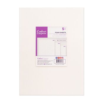 Feuilles de mousse double face Crafter's Companion - Format A4 (5 pièces) 1