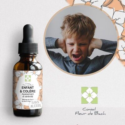 Bach® Flower Advice - Bach Flower for Angry Children ALCOHOL-FREE - 30Ml