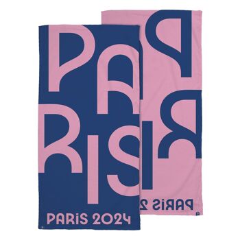 Drap de Bain Jeux Olympiques Paris 2024 OLY Pink City 5