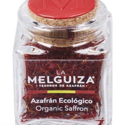 Ecological Saffron from Teruel glass jar 1 gr