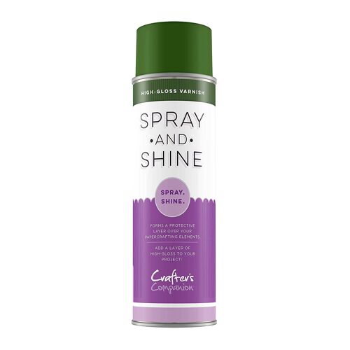 Crafter's Companion Spray and Shine High Gloss Varnish (GREEN CAN)