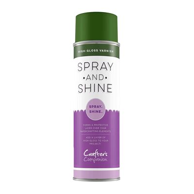 Crafter's Companion Spray and Shine High Gloss Varnish (GREEN CAN)
