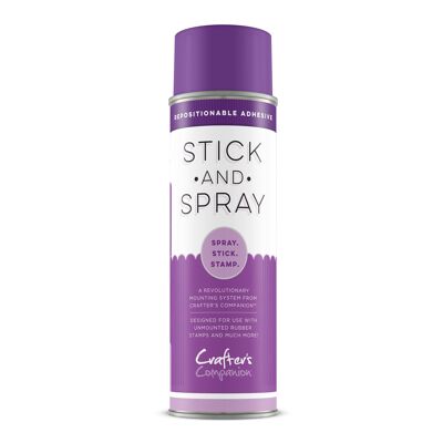 Crafter's Companion Stick et adhésif de montage en spray (PURPLE CAN)