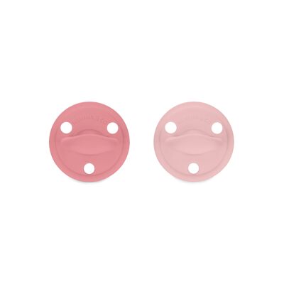 DIAMOND Pacifier By Nenina & Co Pink and Pale Pink