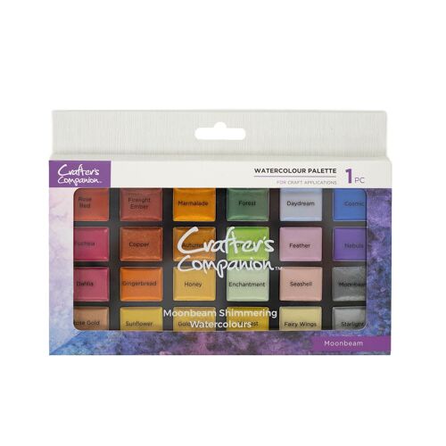 Crafter's Companion Shimmer Watercolour Palette - Moonbeam