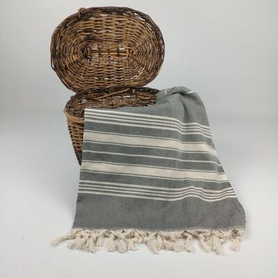 Trimita Sultan Turkish Towel - Black