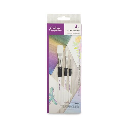 Crafter's Companion Paintbrushes 3 Pack