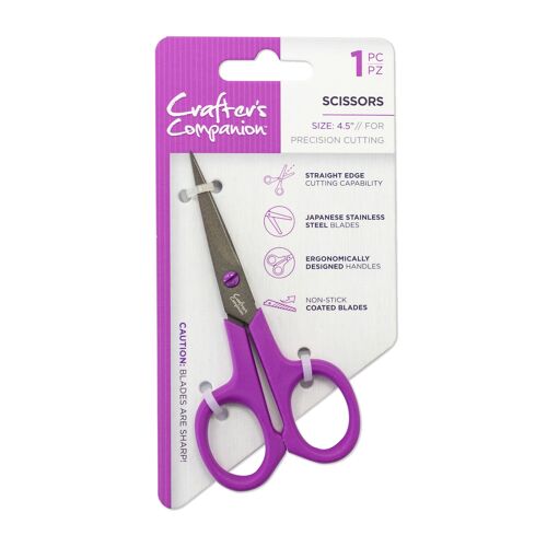 Crafter's Companion Scissors - 4.5" Precision Snips