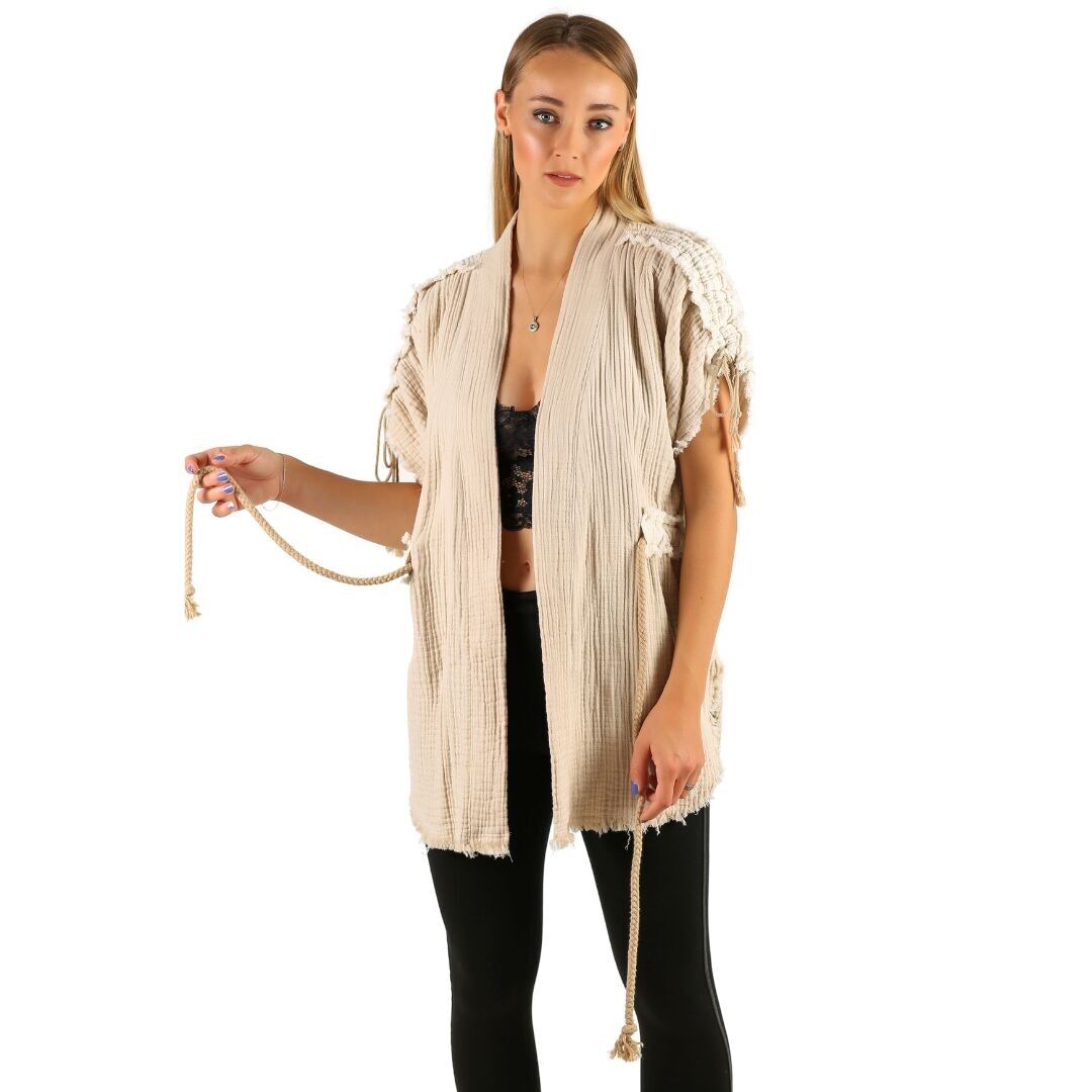 Trimita Breeze – Kimono-Cardigan aus Musselin