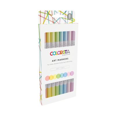 Colorista - Marqueur d'art - Teintes douces 8pc